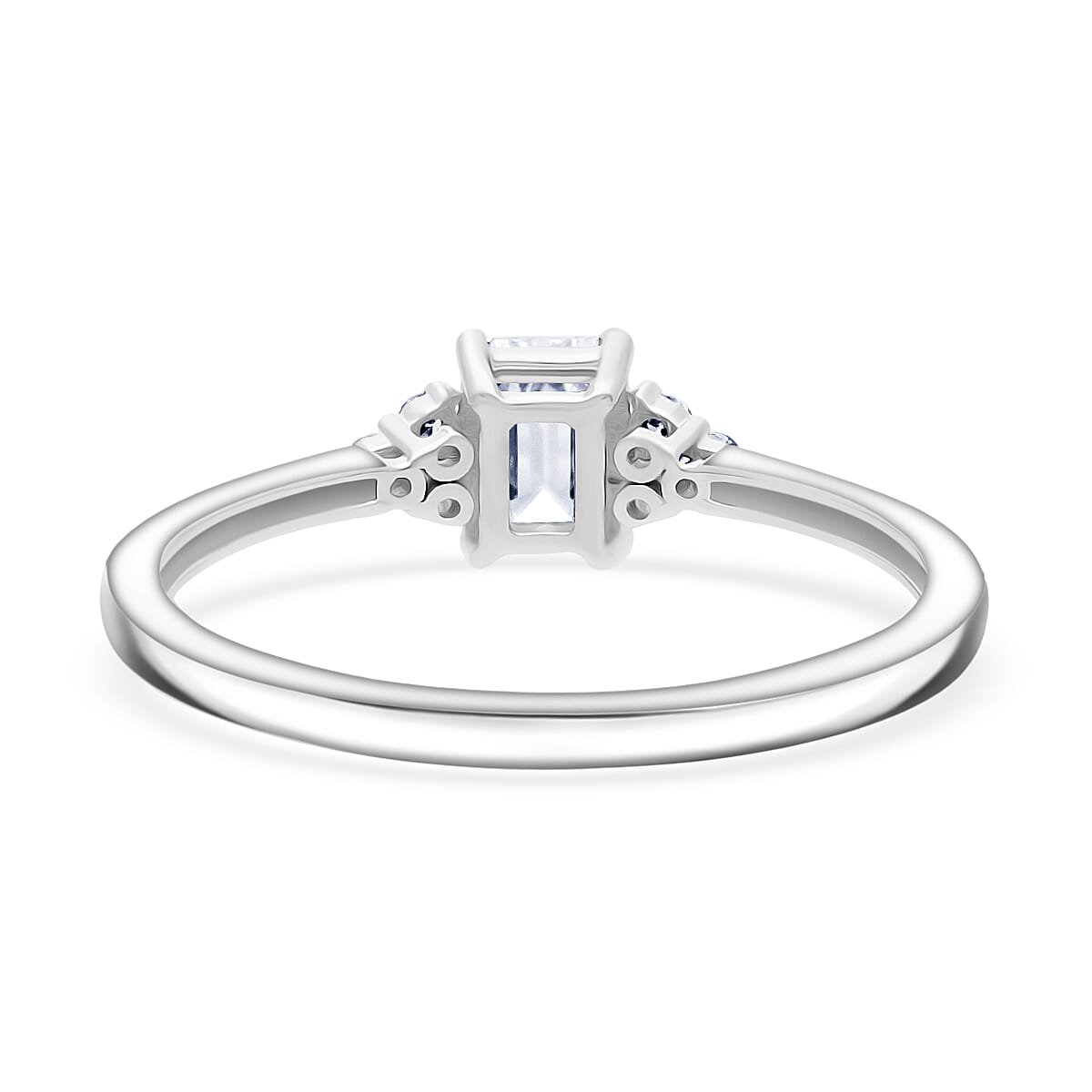 Luxuriant 9K White Gold Lab Grown Diamond (VS-EF) SGL Certified Ring