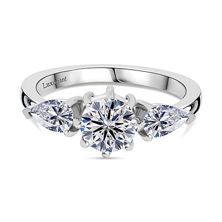 LUXURIANT 1.50 Ct. Lab Grown Diamond Ring in 9K White Gold SGL Certified (VS-EF) LUXURIANT 1.50 Ct. Lab Grown Diamond Ring in 9K White Gold SGL Certified (VS-EF)