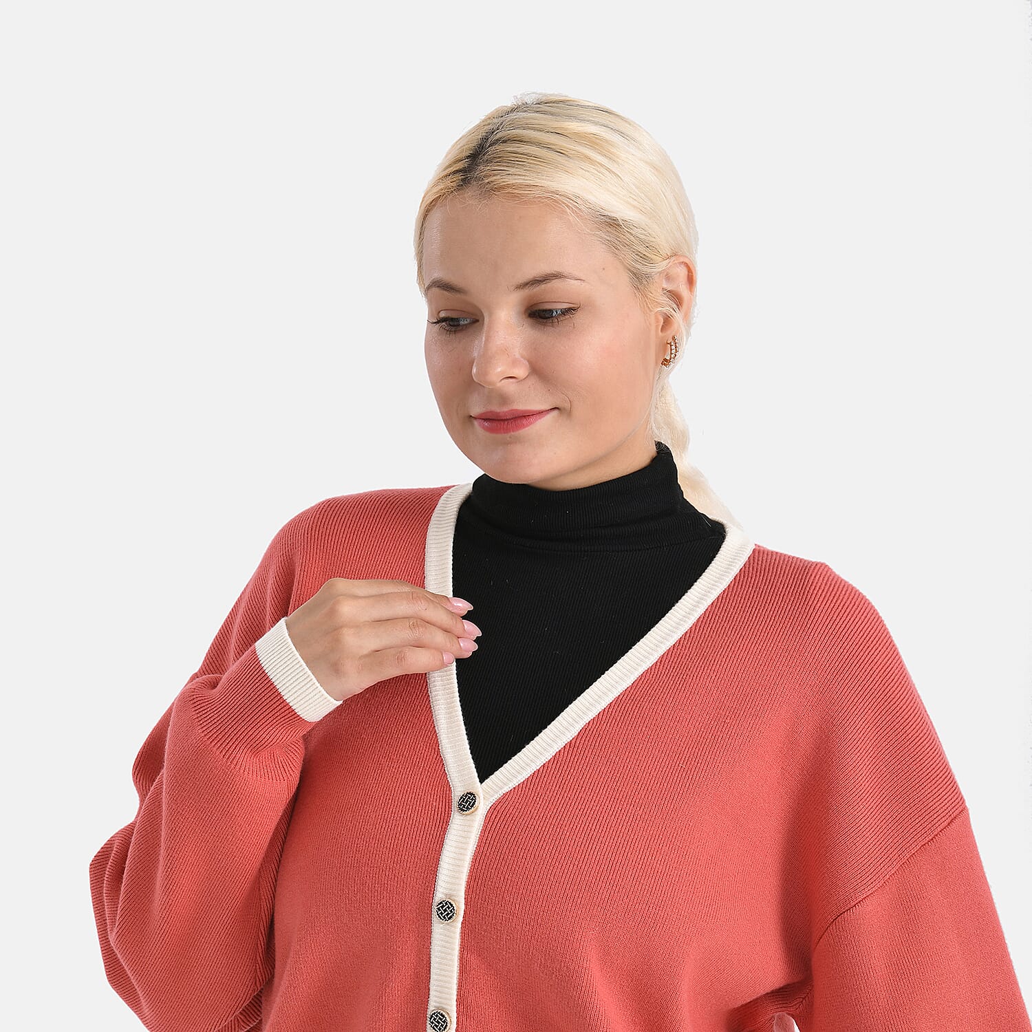 & Maisi Patterned Cardigan 