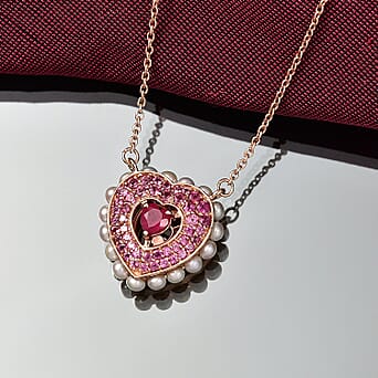 https://tjcuk.sirv.com/Products/81/3/8132241/African-Ruby-Rhodolite-Garnet-Pearl-Cluster-Necklace-Size-20-in-18K-RG_8132241_2.jpg?w=342&h=342