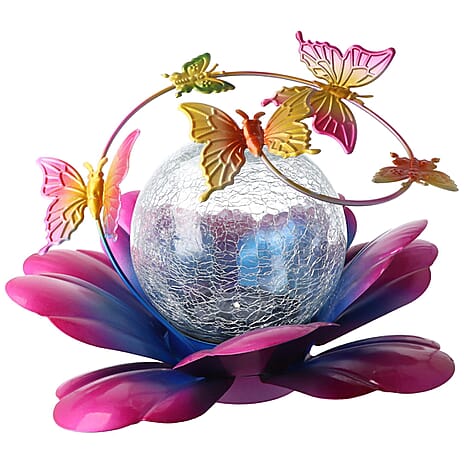 Solar Garden light Gardening Butterfly - Purple