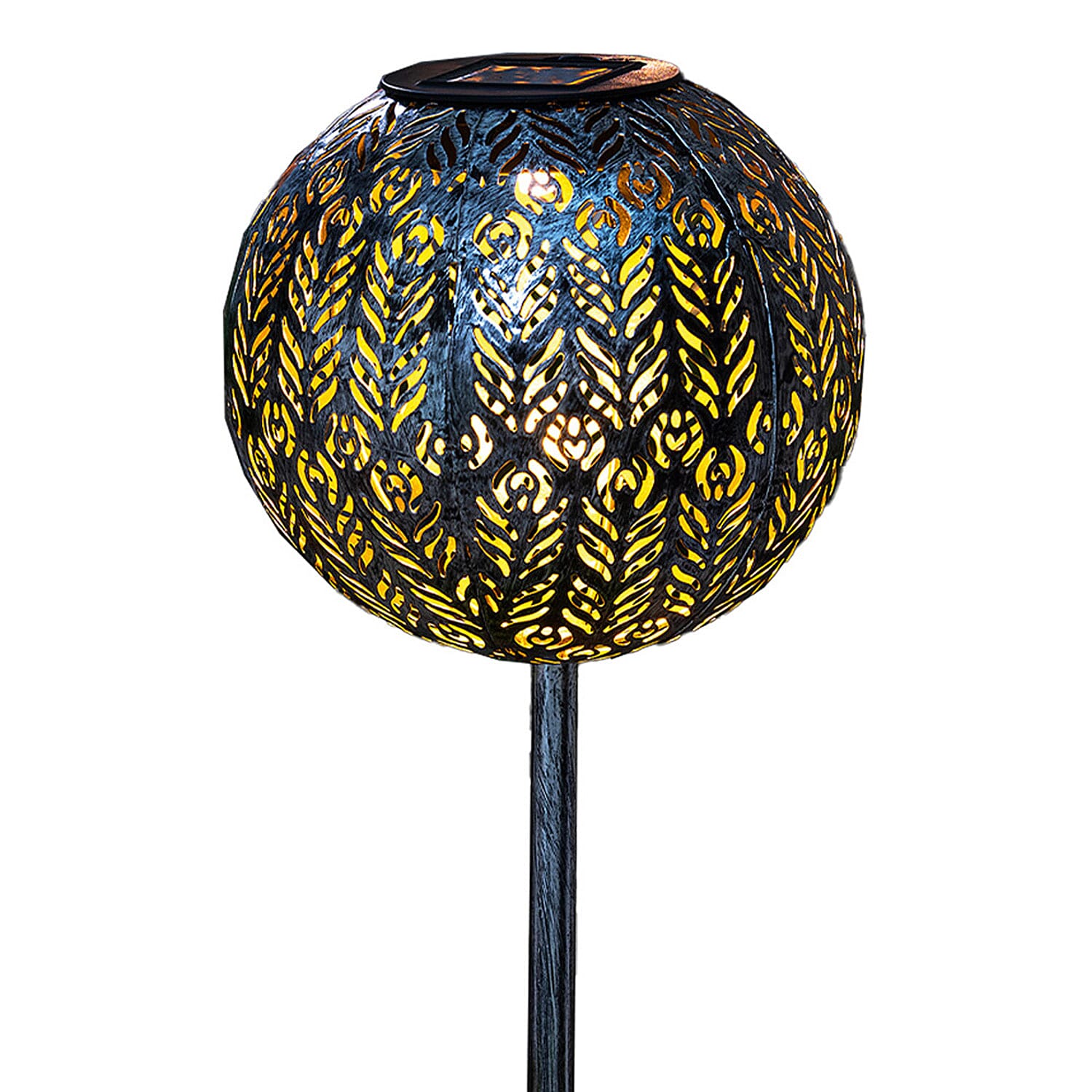 LED-Solar-Garden-Ball-Lights-Black