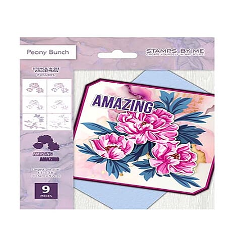 PEONY BUNCH - STENCIL AND DIE COLLECTION