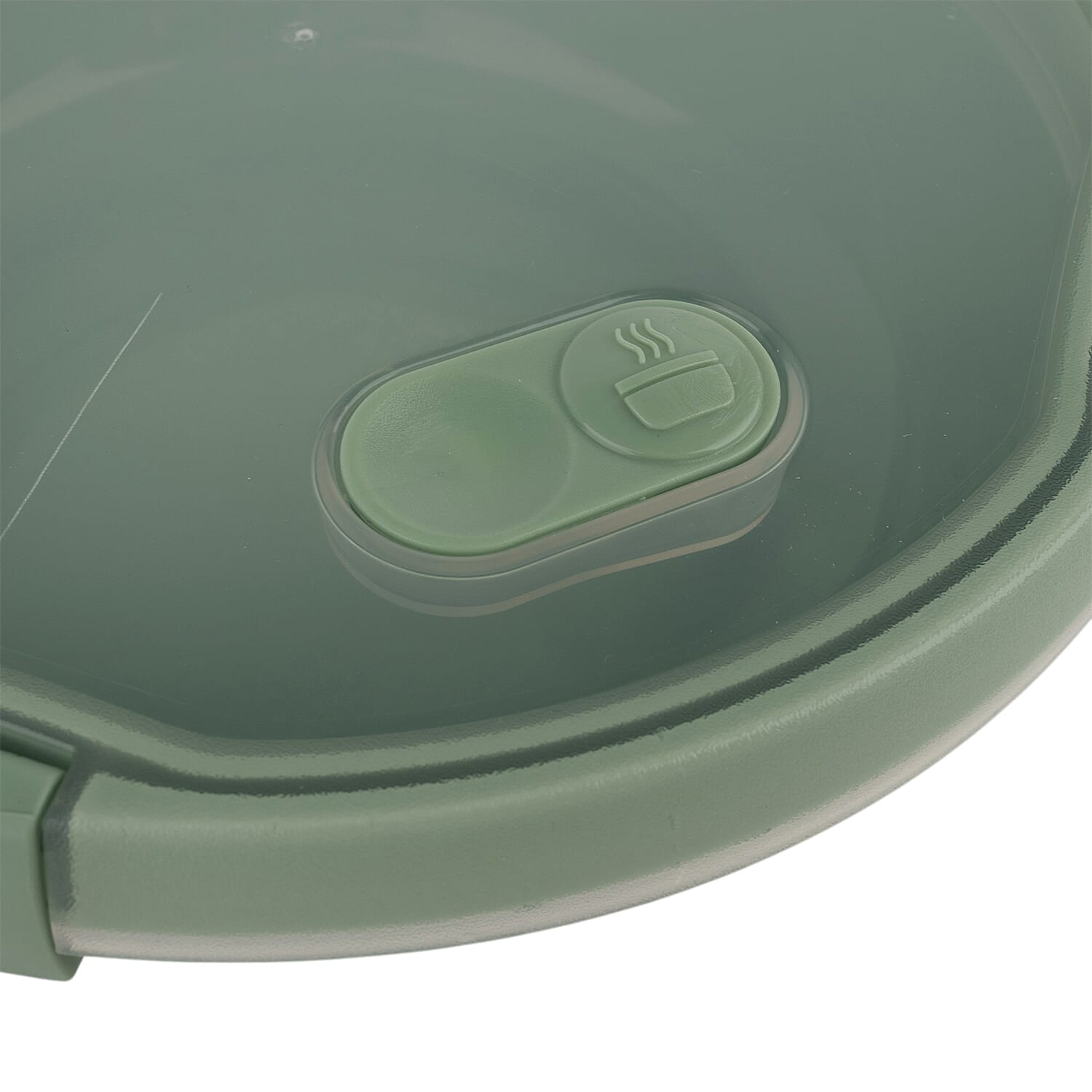 Curver Smart 1.0L Round Lunch Kit with Cutlery - Green