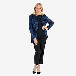 QED Sequin Waterfall Blazer 