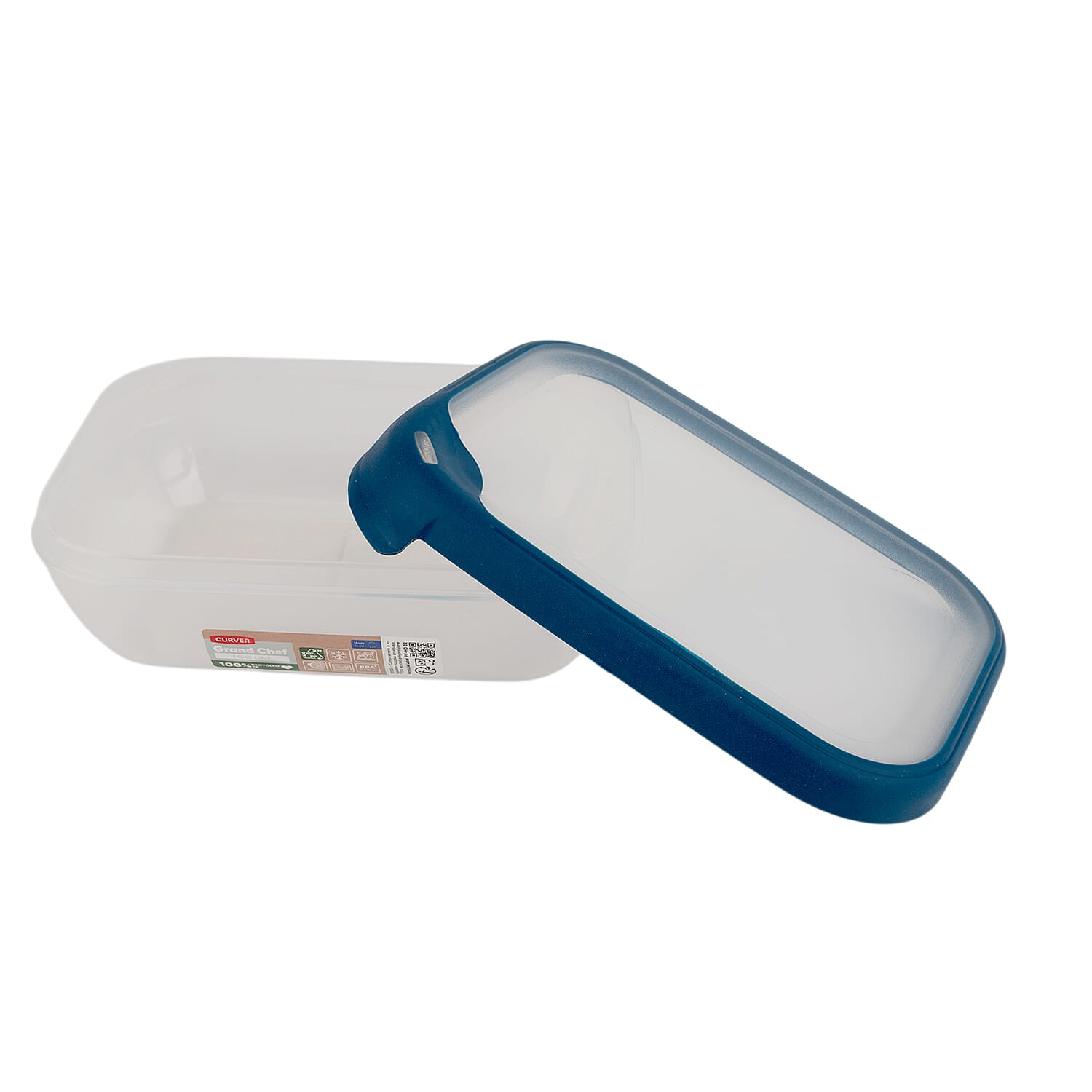 Curver Grand Chef 1.2L Rectangular Food Container - Clear