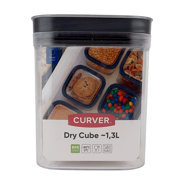 Curver Dry Cube 1.3L Storage Container (One Size) - Clear - 8132493 - TJC