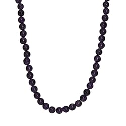 Green Onyx Necklace (Size - 20) with Lobster Clasp 230.00 Ct.