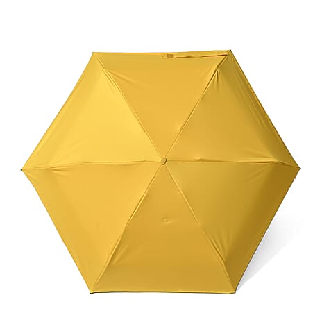 UV Protect Umbrella with Storage Bag - Yellow