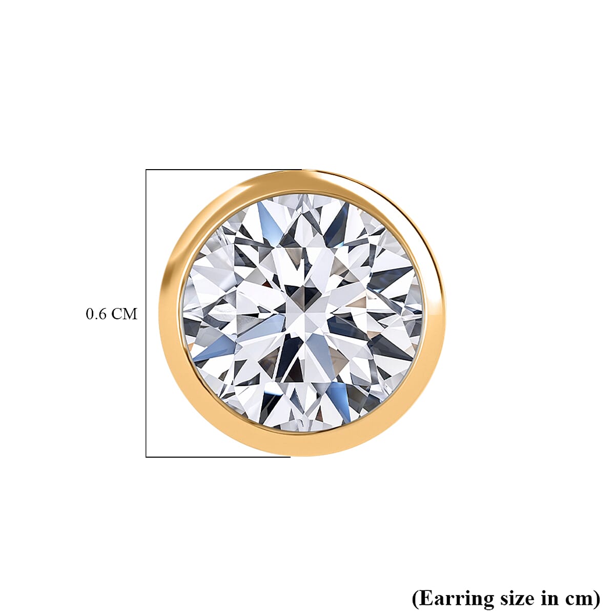 Designer Inspired Luxuriant Diamond 9K Yellow Gold SGL Certified Lab Grown Diamond (SI-G-H)Stud 1.00 Ct. Designer Inspired Luxuriant Diamond 9K Yellow Gold SGL Certified Lab Grown Diamond (SI-G-H)Stud 1.00 Ct.