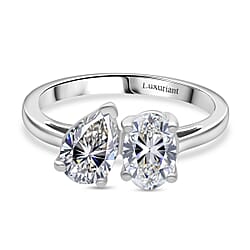 THE TOI ET MOI - Luxuriant 2 Ct. Lab Grown Diamond 950 Platinum IGI Certified (VS-E/F) Ring