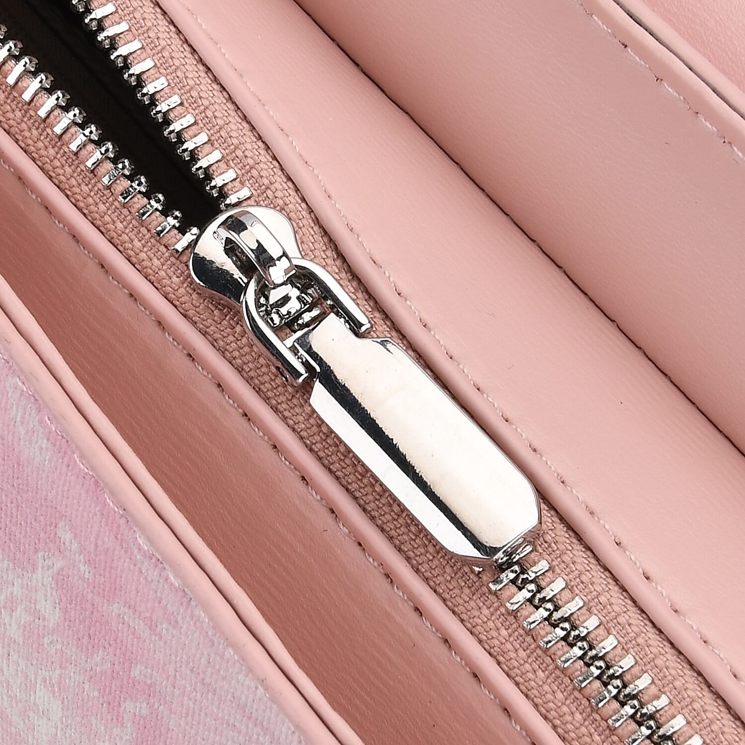 Ocean Pattern Crossbody Bag with Detachable Shoulder Strap - Pink