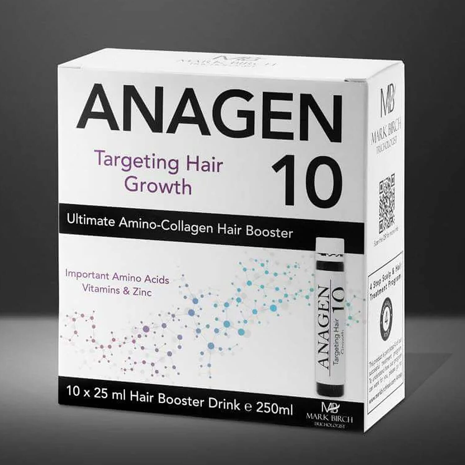 Mark Birch Anagen10 Amino-Acid, Collagen Booster 10 x 25ml Mark Birch Anagen10 Amino-Acid, Collagen Booster 10 x 25ml