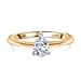 14K Gold Lab Grown Diamond Solitaire Ring