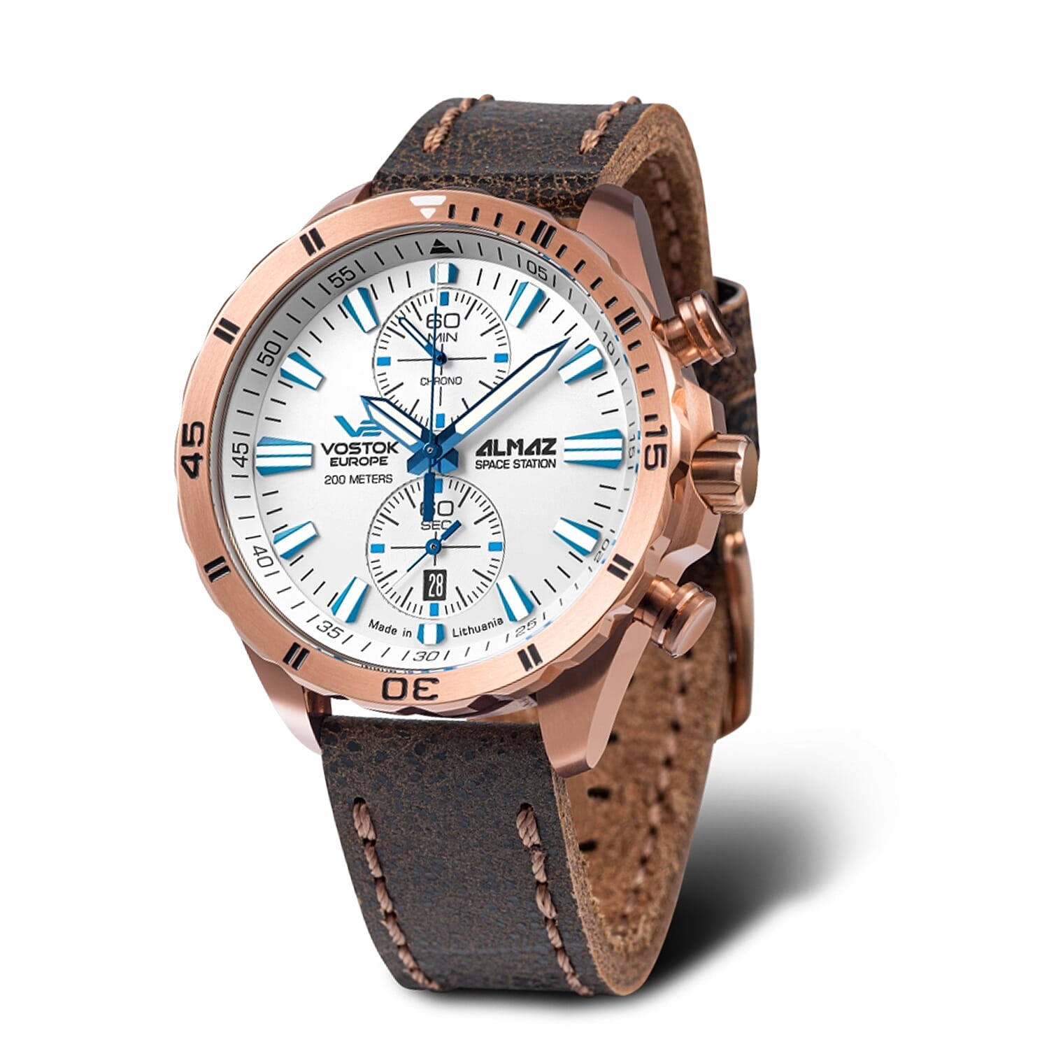 VOSTOK-EUROPE-Almaz-Miyota-6S11-Quartz-Movt-20ATM-WR-White-Dial-Rose-C