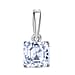 LUXURIANT 2 Ct. Lab Grown Diamond Pendant in 950 Platinum IGI Certified (VS/E-F)