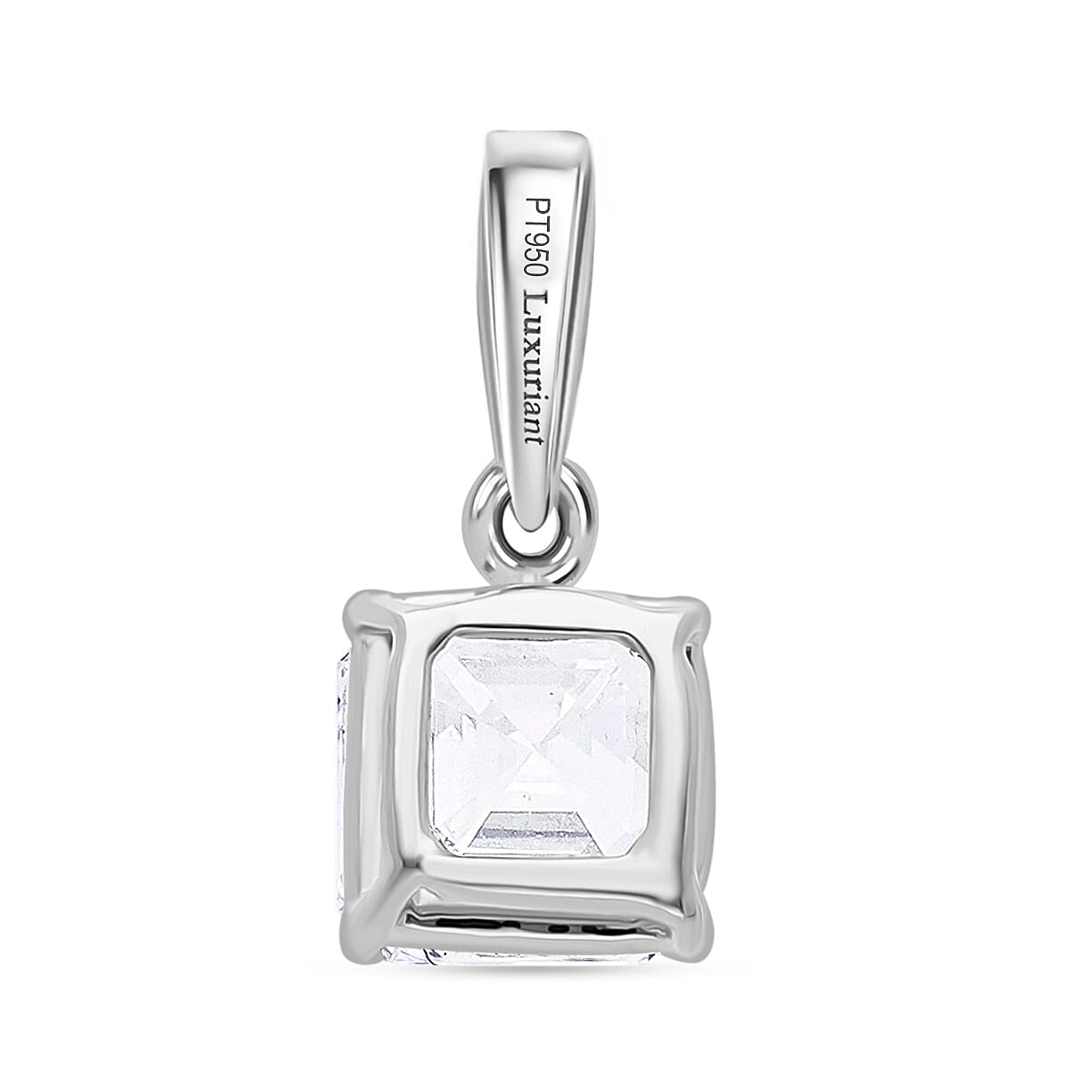 Luxuriant Diamond 950 Platinum SGL Certified VS-EF Lab Grown Diamond Pendant 1.00 Ct.