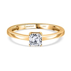 14K Gold Lab Grown Diamond Solitaire Ring