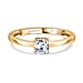 14K Gold Lab Grown Diamond Solitaire Ring