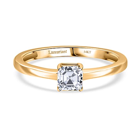 LUXURIANT 14K Yellow Gold VS-EF Lab Grown Diamond VS-EF Ring, Gold Wt.2.1 Gms 0.540 Ct. LUXURIANT 14K Yellow Gold VS-EF Lab Grown Diamond VS-EF Ring, Gold Wt.2.1 Gms 0.540 Ct.