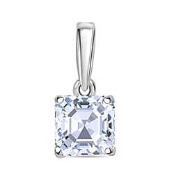 LUXURIANT 14K White Gold SGL Certified (VS/E-F) Pear Cut Lab Grown Diamond Pendant
