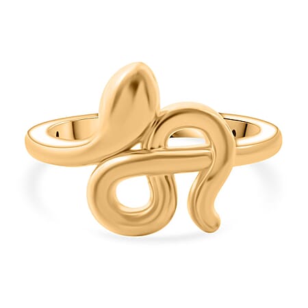 Year of the Snake - 24K (99.99% Purity) Yellow Gold SERPENT Ring