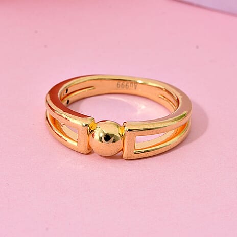 Designer Inspired- 24K Yellow Gold  (99.9% Gold Purity) Ring