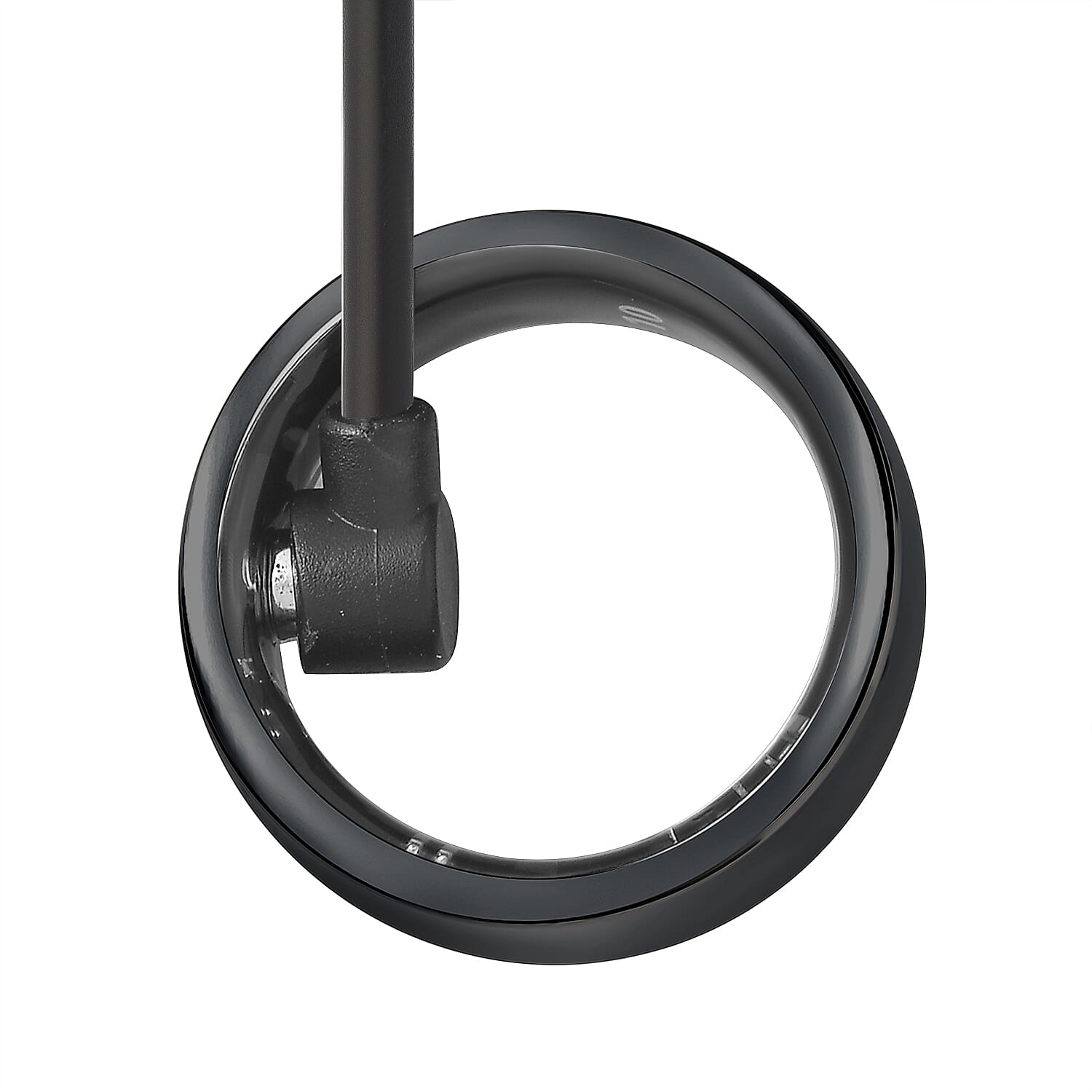 Event Market Place - Soul Smart V1 Black Smart Band Ring - Heart Rate, SpO2, Sleep - Fitness Tracker, IP68 Waterproof, Bluetooth 5.1, Magnetic Charging