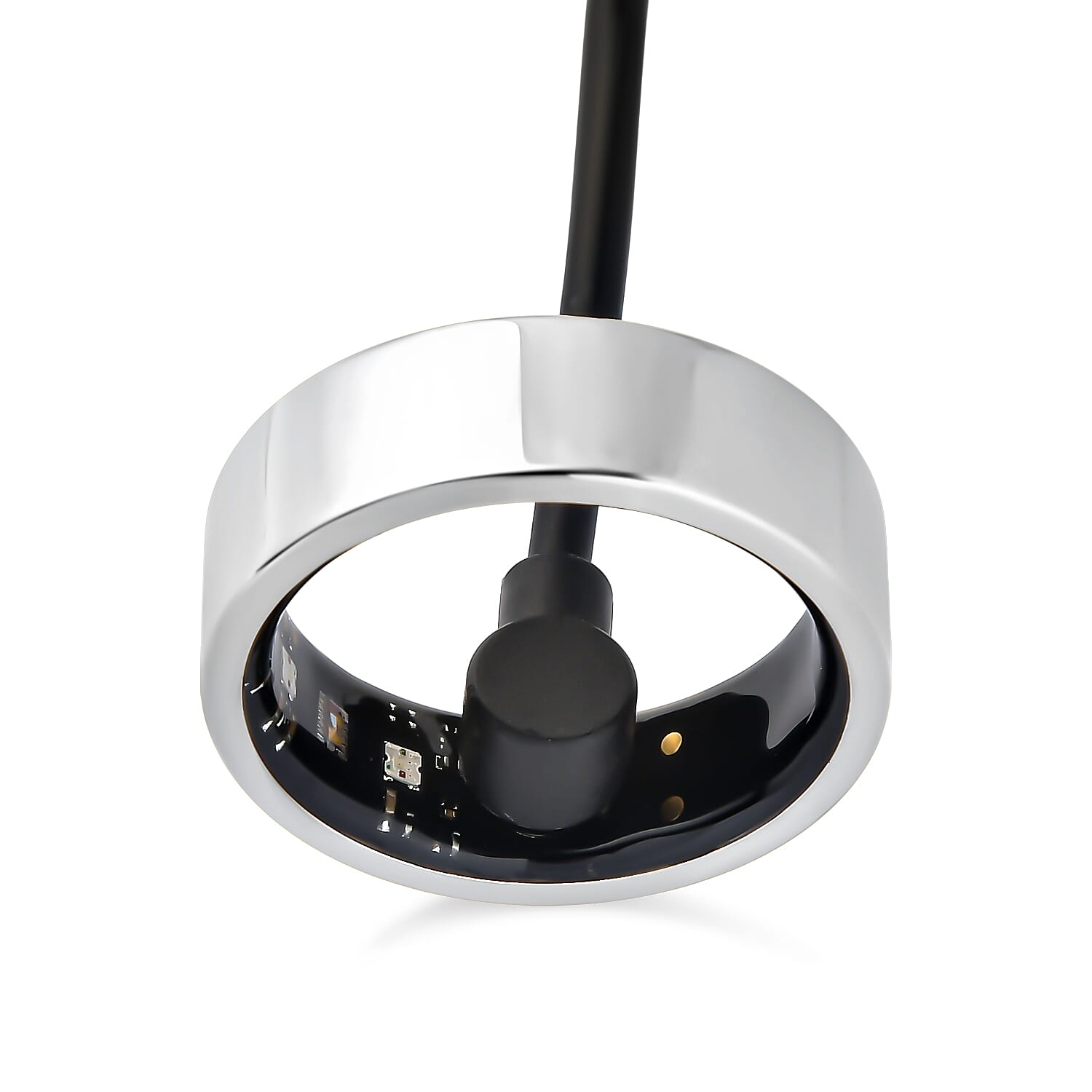 Event Market Place - Soul Smart V1 Smart Ring - Stainless Steel Fitness Tracker with Heart Rate, SpO2, Sleep Monitor, Bluetooth 5.1, IP68 Waterproof, Magnetic Charging