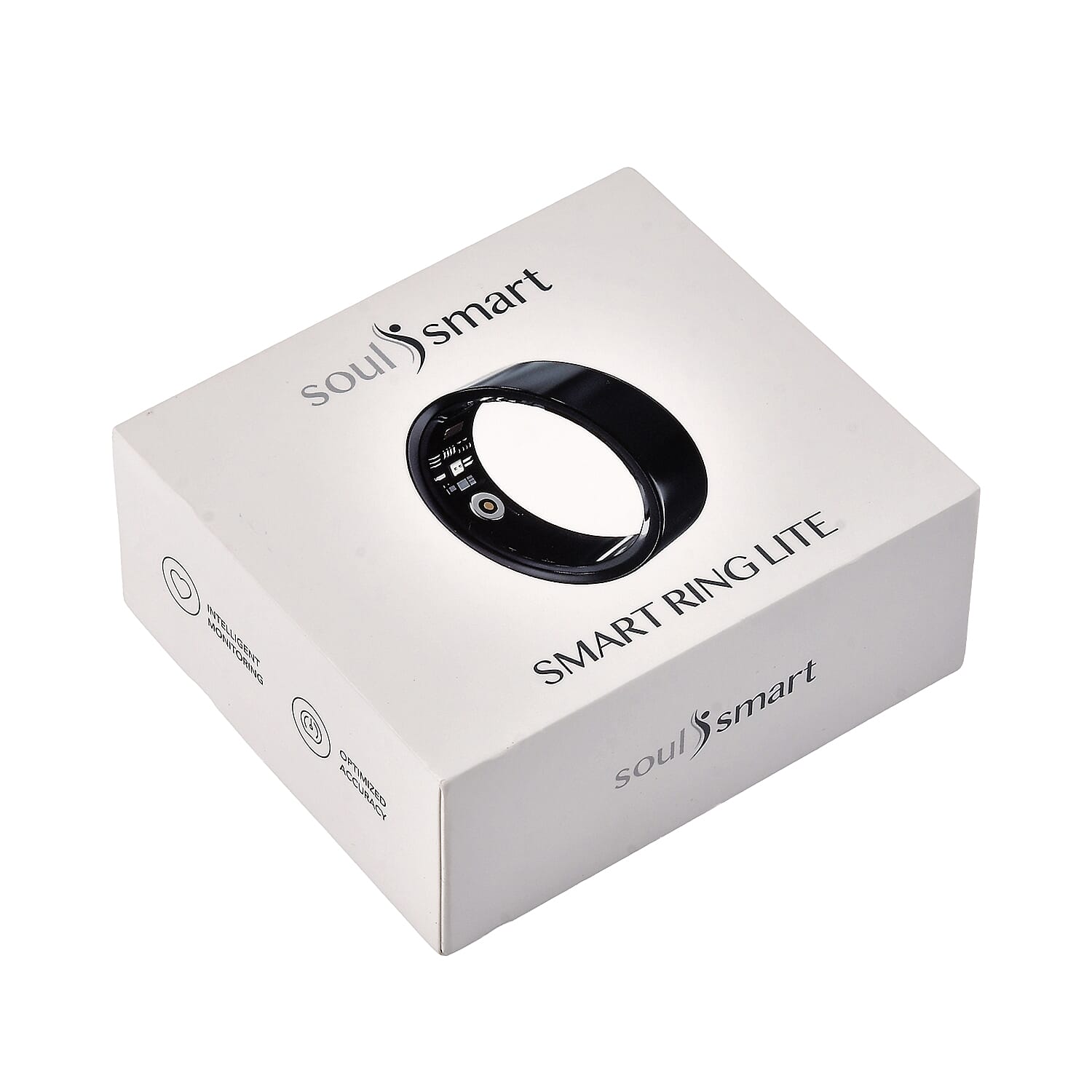 Event Market Place - Soul Smart V1 Smart Ring - Stainless Steel Fitness Tracker with Heart Rate, SpO2, Sleep Monitor, Bluetooth 5.1, IP68 Waterproof, Magnetic Charging