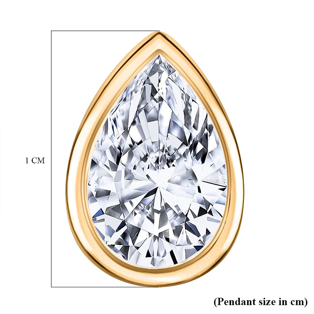 Luxuriant Diamond 9K Yellow Gold IGI Certified (VS-EF) Pear Cut Lab Grown Diamond Solitaire Pendant 1.01 Ct. Luxuriant Diamond 9K Yellow Gold IGI Certified (VS-EF) Pear Cut Lab Grown Diamond Solitaire Pendant 1.01 Ct.