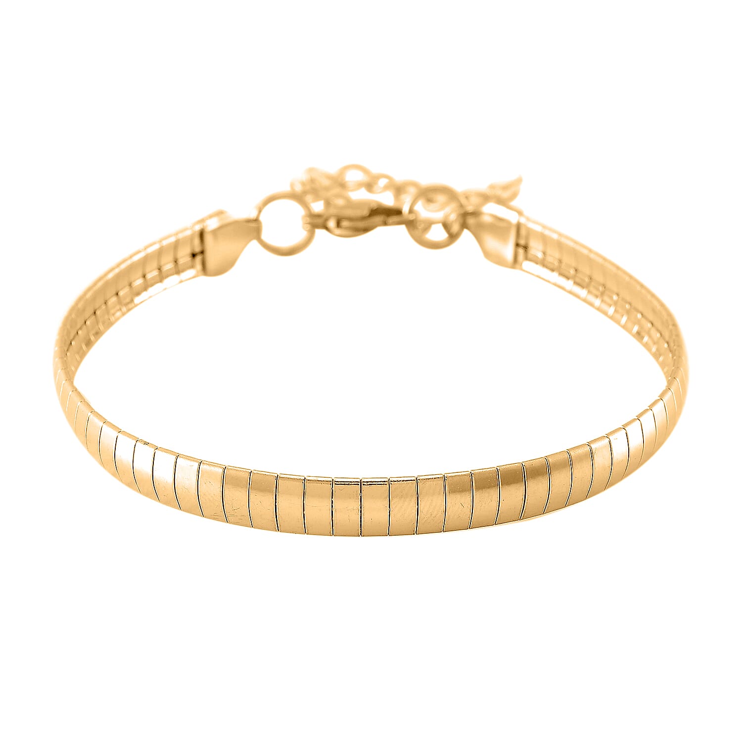 TJC 20TH Birthday Deal -  Omega Bracelet With Lobster Clasp (Size - 8-1 Ext)