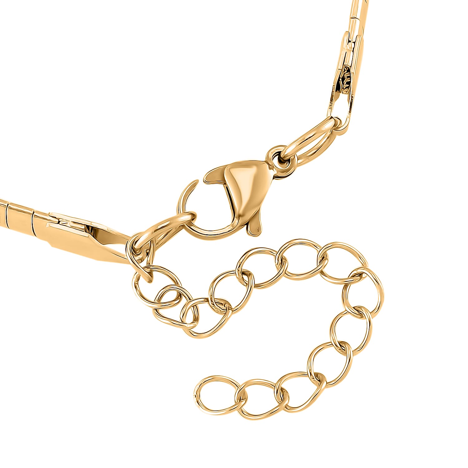 TJC 20TH Birthday Deal -  Omega Bracelet With Lobster Clasp (Size - 8-1 Ext)