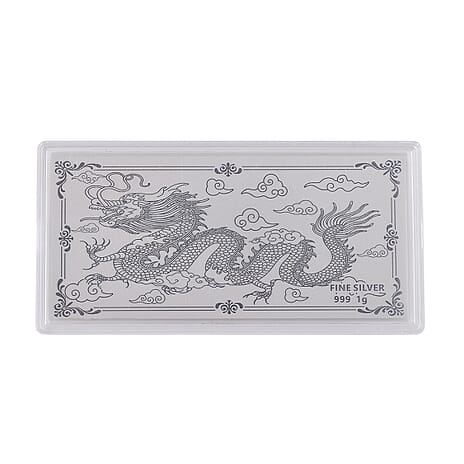 One Time Deal - 999 Silver Dragon Sheet