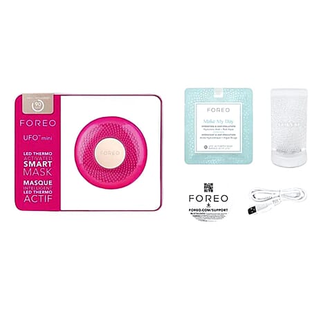 Foreo UFO Mini Full Facial Led Mask Treatment- Fuschia