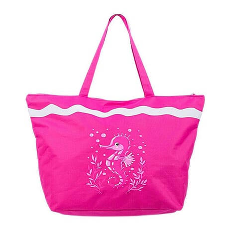 Seahorse Beach Bag - Pink