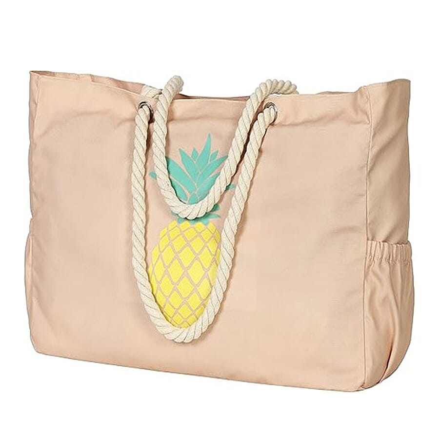 IW Textile Shopper Bag - Beige