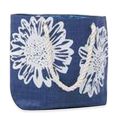 IW Textile Shopper Bag - Blue