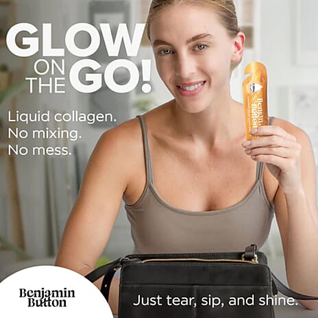 Benjamin Button 14x Mango 12,000mg Marine Collagen Liquid Sachets