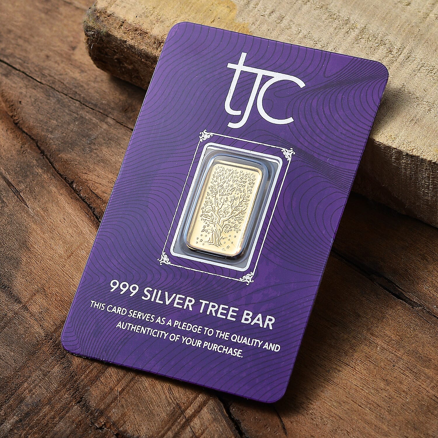 One Time Deal- Pure 999 Silver Bar in Yellow Gold Plating One Time Deal- Pure 999 Silver Bar in Yellow Gold Plating