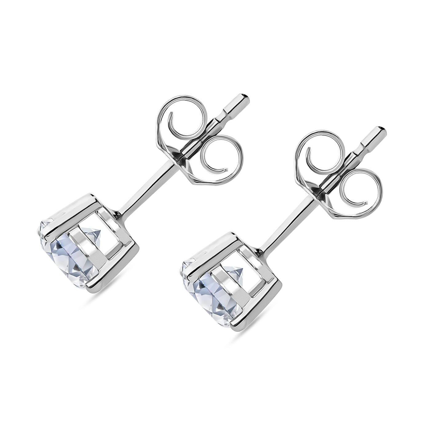Luxuriant Diamond 9K Gold SGL Certified (VS-E-F) Lab Grown Diamond Stud Push Back Earrings