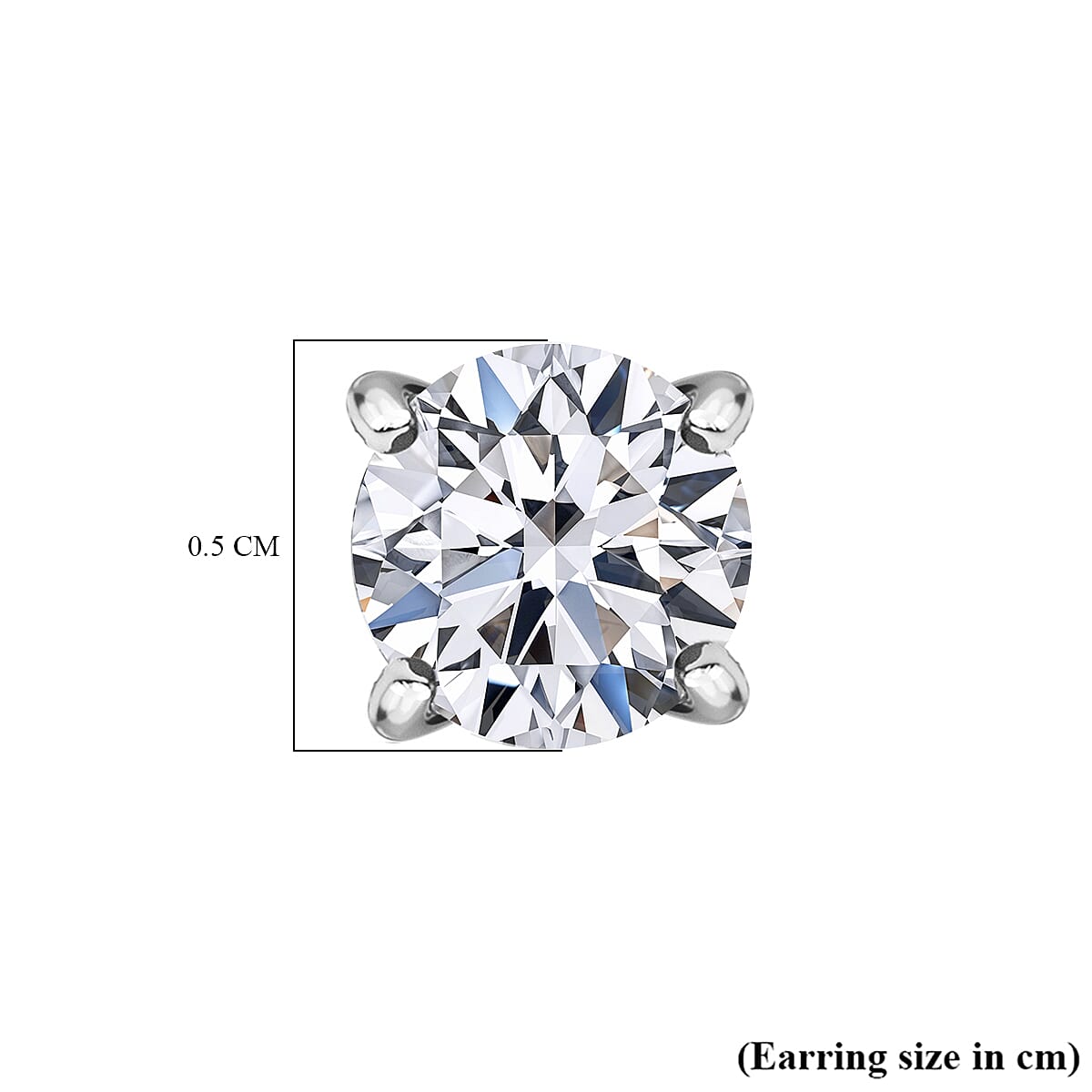 Luxuriant Diamond 9K Gold SGL Certified (VS-E-F) Lab Grown Diamond Stud Push Back Earrings