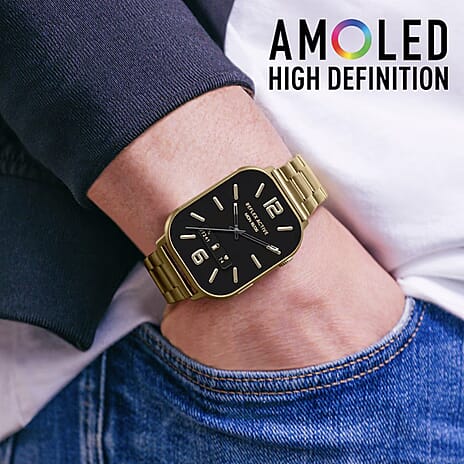 Reflex Active AMOLED Series 29 Gold Smart Calling Watch