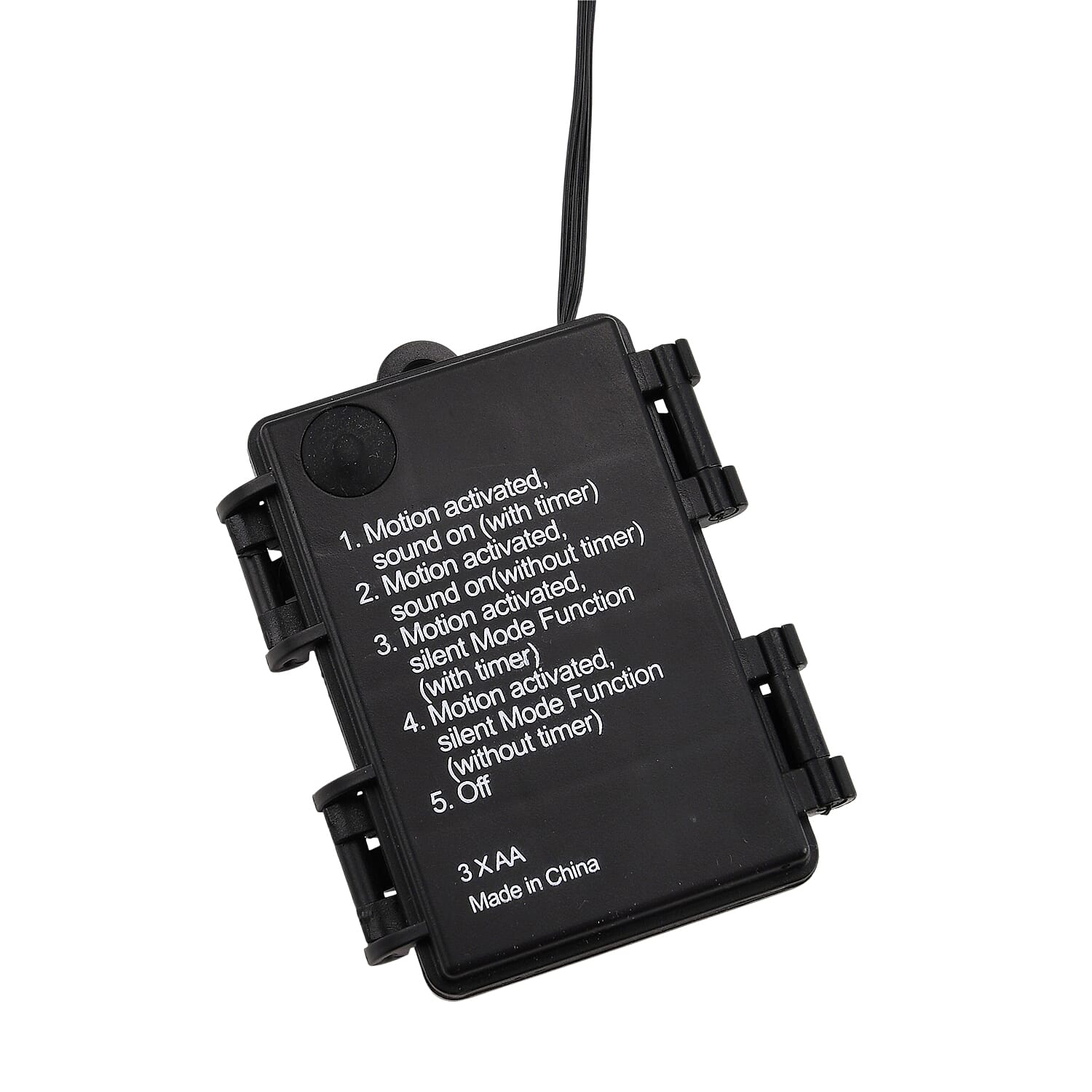 Set of 4 Musical Snowman Decorations with Sensor - LED Lighting - White - Red