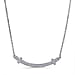 Moissanite Necklace (Size - 18) in 18K Vermeil Yellow Gold Plated Sterling Silver