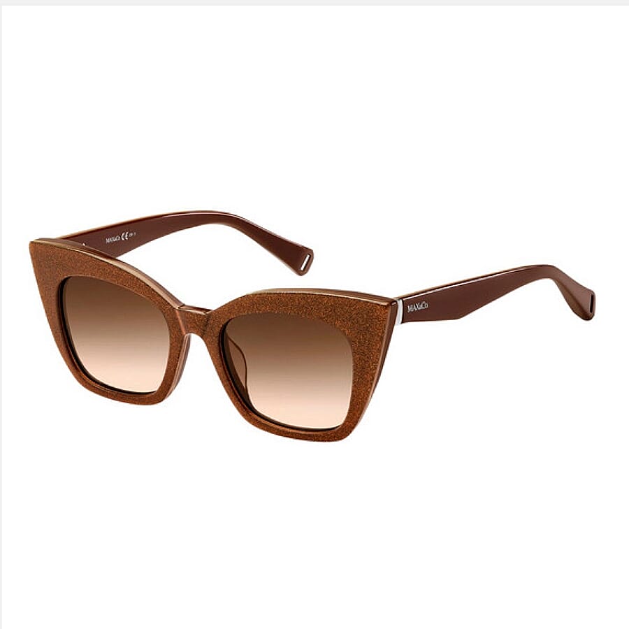 BLOWOUT OFFER - Max - Co.Women Designer Sunglasses - Brown