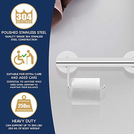 Evekare Bathroom Accessories (Size - One Size) - Silver