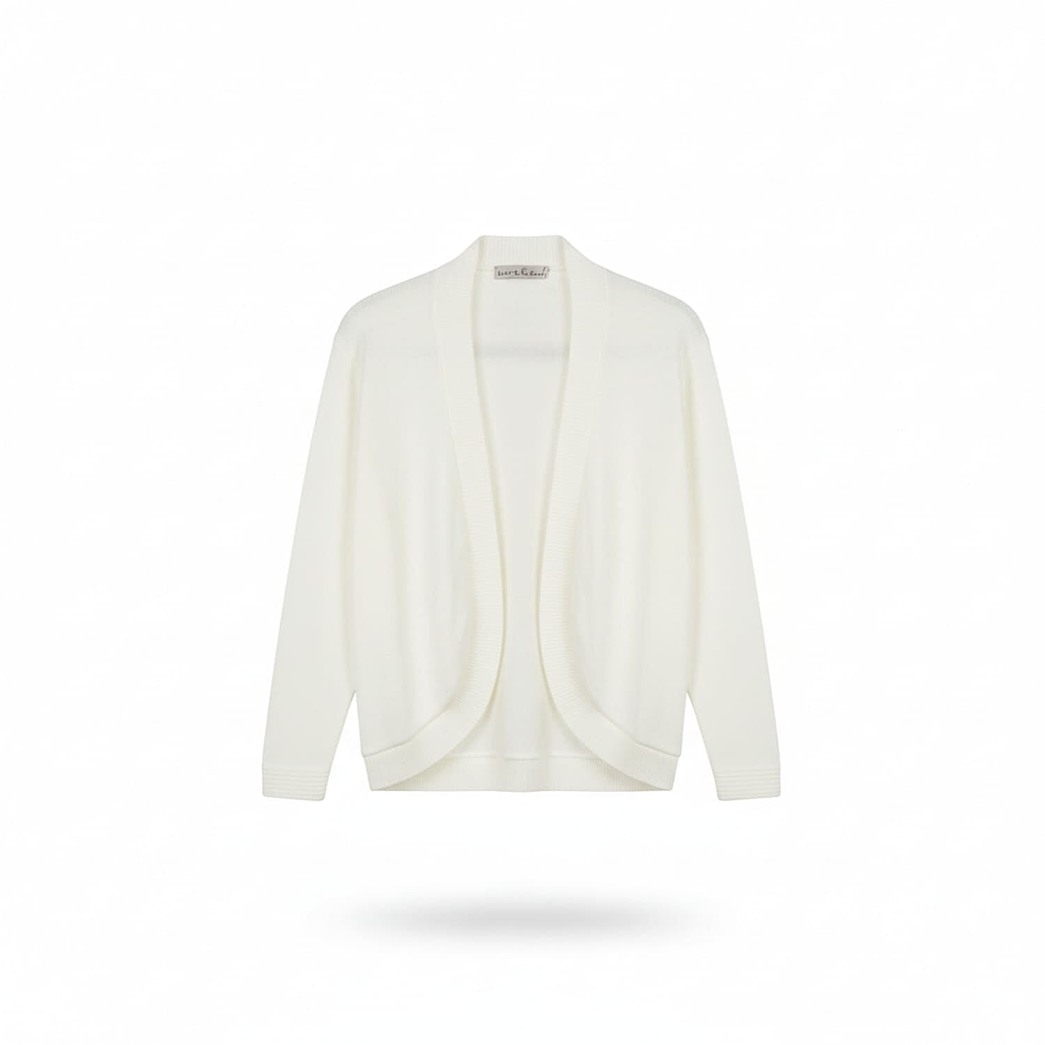 Pure And Natural Acrylic Cardigan (Size L to XL) - White