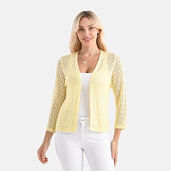 https://tjcuk.sirv.com/Products/81/3/8138436/LA-MAREY-Womens-Lace-Cardigan-Size-M-Cheese-White_8138436.jpg?w=342&h=342