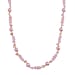 Pink Shell Pearl and Rose Quartz Beads & Chips Necklace (Size 18-2) in Yellow Gold Tone 170.00 Ct.